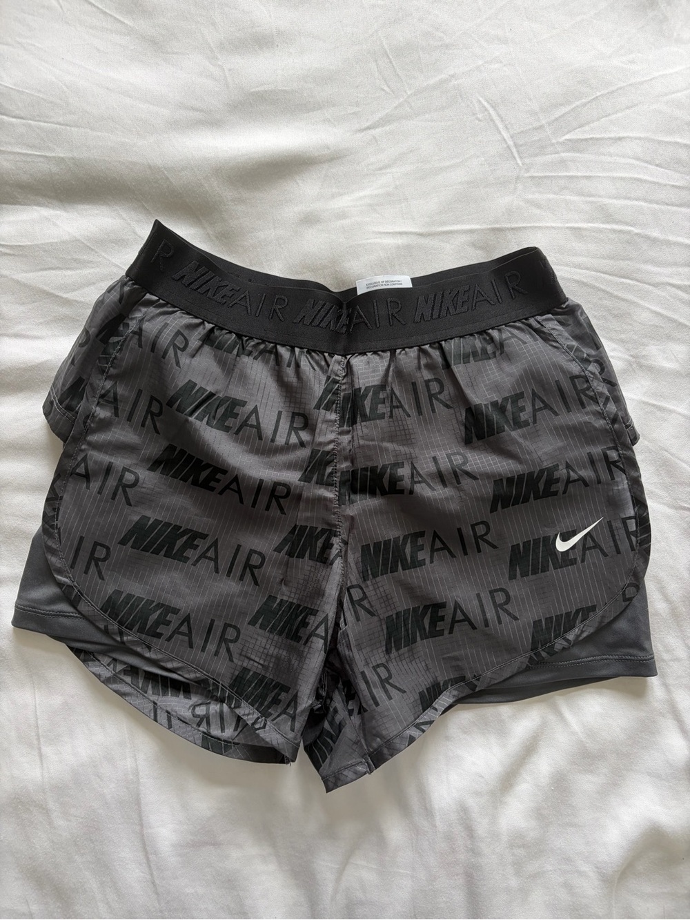Nike Women’s Black/Gray Athletic Running Shorts